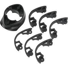 NDNCZDHC Fahrrad-Headset-Abstandshalter, Fahrrad-Lenkerdichtung, Kunststoff-Fahrrad-Headset-Unterlegscheibe, Fahrradzubehör, Kompatibel Mit F8 F10 F12