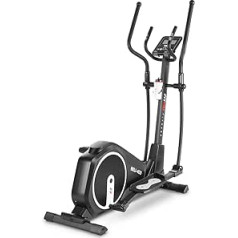 Fitfiu Fitness BELI-400 Elliptical Trainer with 16 Training Programmes, 6 kg Inertial Disc, Heart Rate Monitor, Bluetooth Connection to Kinomap + Zwift + Iconsole App