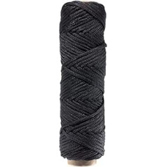 West Coast Paracord Nylon Braided Fishing Line Size #18 Black Strength or #36 (160 lb Strength) - 100/200/500 Feet Options - Perfect for Geese, Ducks or Other Bait Equipment