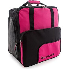 BRUBAKER Boot Bag 'Superfunction 2.0' Backpack holds complete Ski or Snowboard Equipment incl. Helmet! - Limited - Pink / Black