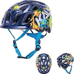 Kali Unisex Youth Chakra Child Monsters S Helmet, Monster Blk, 48-54