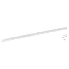 ASTAR LED 14W, under-cabinet linear fixture with power cable, 1260lm, 4000K, 2-pin plug, pass-through connector system, ON/OFF switch