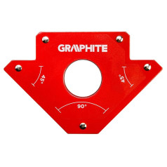 Graphite Welding magnetic square 122 x 190 x 25 mm, load capacity 34.0 kg