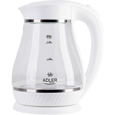 AD 1274 white Glass kettle 1.7l
