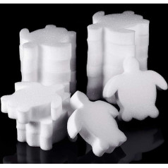 Pack of 16 Oil Absorbing Sponge for Hot Tub Swimming Pool Spa (White)