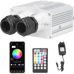Garosa Fiber Optic Lights Kit 16W GBW Light Engine APP Control Music Activated Ceiling Sky Light