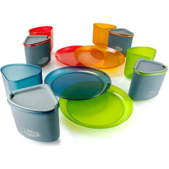 Gsi Outdoors Infinity Compact Crockery Set for 4 People – 75420
