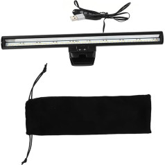 Mikikit Laptop-Augenschutzlampe LED-Licht für Computer Desktop-Computerlampe büroleuchte bürolampe LED-Bildschirmlampe Clip-LED-Licht Notizbuch Licht überwachen Monitor Rechner Plastik