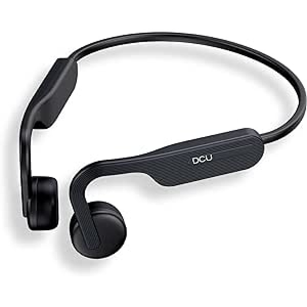 DCU TECNOLOGIC Bluetooth headphones, bone conduction headphones, wireless sports helmets, 8h use, IPX5, open-ear, black, 34153500