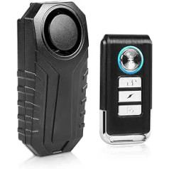 Sonew Wireless Remote Control Alarm, Bike/Electric Tricycle/Door/Window Vibration Alarm Intelligent Theft Alarm System with IP 55 Waterproof Motorcycle Bicycle Alarm
