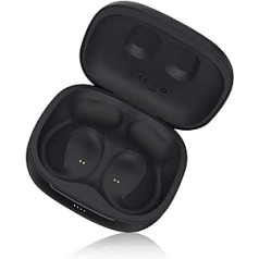 Oladance Open Ear Headphones Travel Charging Case - Extra 78.4 Hours Playtime with 2550 mAh Large Capacity Battery, Protective Case for Travel and Outdoor Activities - Black (No Earplugs)