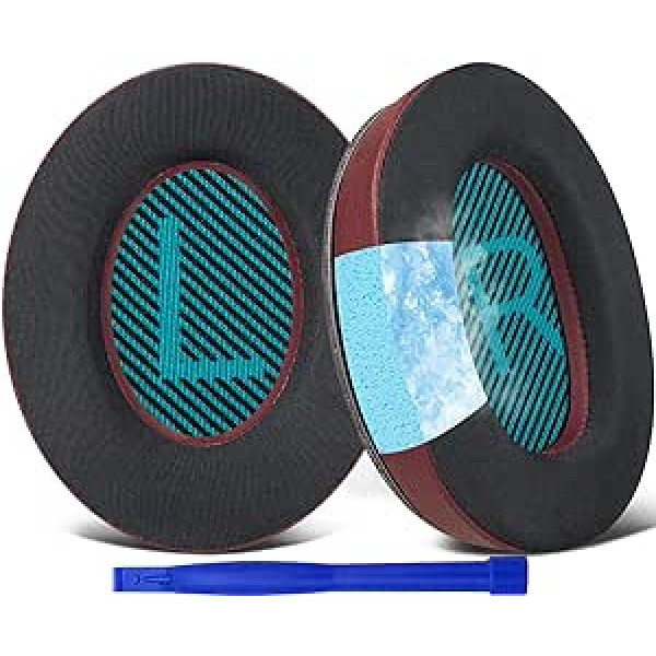 SoloWIT® Cooling Gel Replacement Ear Pads Pads for Bose Headphones, Replacement Pads for QuietComfort 15 QC15 QC25 QC2 QC35/Ae2 Ae2i Ae2w/SoundTrue & SoundLink Around-Ear