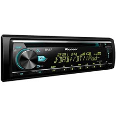 Pioneer DEH-X7800DAB-AN 1 DIN Car Radio CD Tuner with RDS, FM and DAB/DAB+ Tuner, CD, MP3, USB, Aux Input, Bluetooth Handsfree Calling, Compatible with Android and iPod/iPhone, Includes DAB Antenna