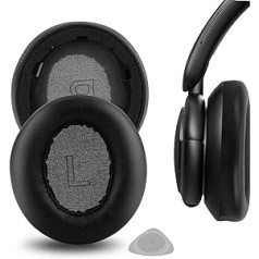 Geekria Elite Sheepskin Replacement Ear Pads for Anker Soundcore Life Q30, Life Q35 BT Headphones, Ear Pads, Headset Ear Pads, Ear Cups, Repair Parts (Black)