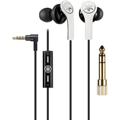 Yamaha EPH-M100 In-Ear Kopfhörer (15 mm Treiber) weiß