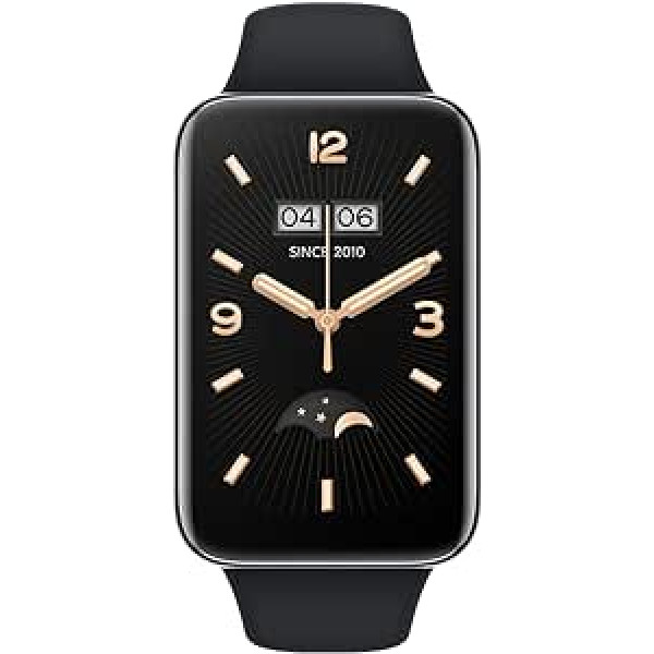 Xiaomi Smart Band 7 Pro, Large 1.64 Inch AMOLED Display, Built-in GNSS, Sleep Monitor, SpO2, Heart Rate, 110+ Sports Modes, Up to 12 Days Autonomy, 5 ATM Water Resistance, Black