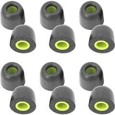 6 Pairs of Jaybird Run Jaybird Freedom F5 2 Jaybird X X2 X3 Headphones Replacement Ear Foam Tips Interchangeable Ear Inserts Eartips Earbud Memory Foam Tips