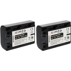 2X Akku NP-FP50/FH50 für Sony Alpha 230, 290, 330, 380, 390 + weitere, Siehe Liste!