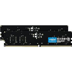 Crucial RAM 16 GB Kit (2 x 8 GB) DDR5 4,800 MHz CL40 Desktop Memory CT2K8G48C40U5