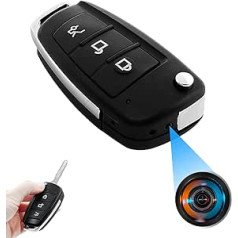 UYIKOO Mini Camera Surveillance Camera, Small Camera Car Key, 1080P HD Portable Micro Security Camera, Night Vision Camera with Motion Sensor
