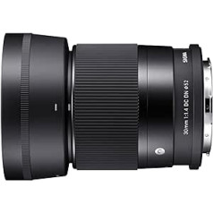 Sigma 30 mm F1.4 DC DN Contemporary Lens (52 mm Filter Thread) for Sony E Lens Bayonet