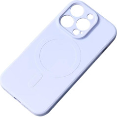 Silikona maciņš ar MagSafe iPhone 15 Pro silikona korpusam zils