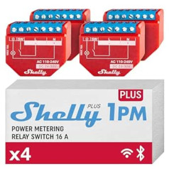 Shelly plus 1 pm 4 pack