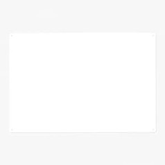 KalaMitica - Magnetic Wall Board, Office Notice Board for Magnets - Writeable and Dry Erase - Glossy White - 56x38 cm