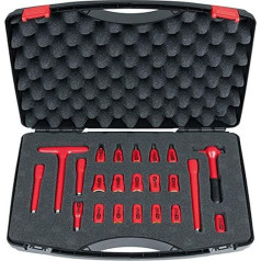 'KS Tools 1171877 1/4 Insulated Socket Spanner Set (22 Pieces)
