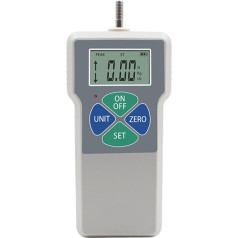 Digital Force Gauge SF-500 Push Pull Tester Dynamometer Portable Voltage Pressure Gauge Data Storage Pressure Tester LCD Display 500N/50kg/110lbf
