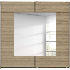 Rauch Möbel Crato Sliding Door Wardrobe, Wood, Sanremo Oak, Light W x H x D: 218 x 210 x 59 cm