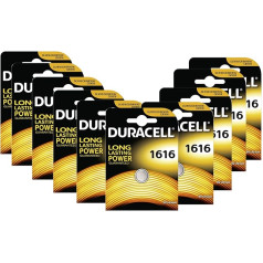 Duracell 1616 non-rechargeable battery – Batteries (Lithium, Button/coin, CR1616, Stainless Steel)