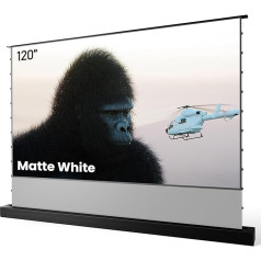 AWOL VISION MW-F220C 120 Inch Electric Projector Screen for Ultra Short Distance Projector and Projector 4K, Home Cinema Still Screen, 4K/8K Ultra HD, Active 3D, MW-F220C