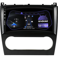 MISONDA Android Car Radio for Mercedes-Benz C-Class W203 W209 C180 C200 CL203 C209 (2004-2007) Double DIN GPS/BT/Android Car/WiFi/RDS/Carplay/DSP [6G + 128G]