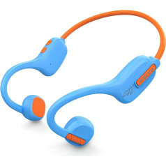IFECCO Wireless Kids Headphones, Open Ear Conduction Headphones with Microphone, Ultra Lightweight, IPX5 Waterproof and Safer for Kids, Wireless Headphones, Perfect for School, Travel
