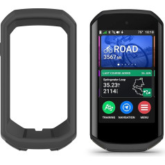 Blueshaweu Silikon-Schutzhülle für Garmin-Edge-1050, kompatibel mit Garmin-Edge-1050 (schwarze Hülle)