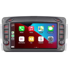 YZKONG Car Radio for Mercedes Benz C/CLK/G Class W203 W209 W463 W639 with Wireless Carplay/Android Car 7 Inch Touchscreen Screen Radio RDS/USB/FM/AM Bluetooth Mirror Link