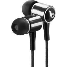 Earphones Urban 2 Black (In-Ear, Aluminum Alloy, Lightweight, Neodymium magnet)