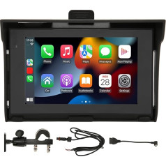 5 Inch Motorcycle HD IPS Touch Screen Support Android Car Radio for Carplay Dual Bluetooth Mirror Link Car Stereo MP5 Player