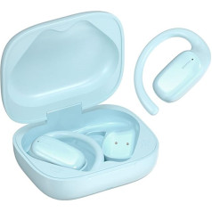 Open Outer Ear Gym Headphones Wireless Earbuds With Ear Hooks Over Ear Air Bone Conduction Bluetooth Headphones Sports Earphones Wireless Ear Hanging Bluetooth Headset Open Ear Phones for Runners Kids