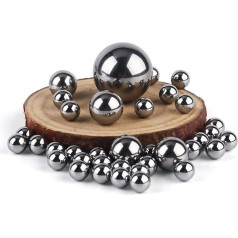 Lagerstahlkugel aus Edelstahl, Lagerkugeln, 20 Stück Schraubstahlkugel, hochpräzise Stahlkugel, Lagerstahlkugel, 5–7mm (6,5mm)(5.953mm)