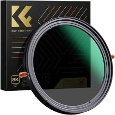 K&F Concept Nano-X ND Filter 95 mm CPL&ND2-ND32 2 in 1 Multifunctional Grey Filter and CPL Filter Polarising Filter