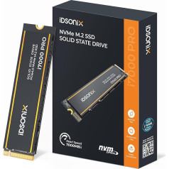 iDsonix i7000PRO M.2 SSD 4TB, PCIe Gen4x4, NVMe SSD M.2 2280, 7,000 MB/s Read, 6,500MB/s Write, Internal SSD with Heatsink and 3D NAND Flash, Internal Solid State Drives for PS5, PC, Laptop, Game