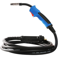 SUSEMSE MIG Welding Torch Gun Inert Gas CO2 MB-15AK for MIG MAG Welding Machine Binzel Type Flexible Head 5 m