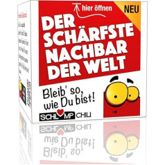 Schlump-Chili The sharpest neighbour in the world – a funny gift set for men. Present idea e.g. for Christmas, birthday, celebrations, moving, moving out