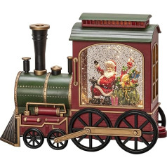 Konstsmide 4277-000 LED Water Lantern Train, 5 Hours Timer, 1 Warm White Diode, Battery Operated & USB, Indoor – Red/Green