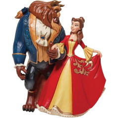 Disney Traditions Beauty Beast Enchanted Christmas Figurine