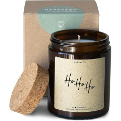 Gift for Christmas Scented Candle in Glass Made of Soy - Handmade, Plastic-Free - Sustainable Gift Idea for Women, for Men - Christmas Decoration Idea - for Girlfriend Parents Mum Dad