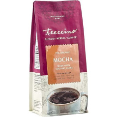 Teeccino, Mediterranean Herbal Coffee, Mocha, Medium Roast, Caffeine Free, 11 oz (312 g)