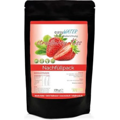 Strawberry-Kiss easyWater Drink Powder, Sugar-free Flavour Powder for Refreshing Drinks, Only 5 Calories per 500 ml Water, No Aspartame, Contents: 75 Servings